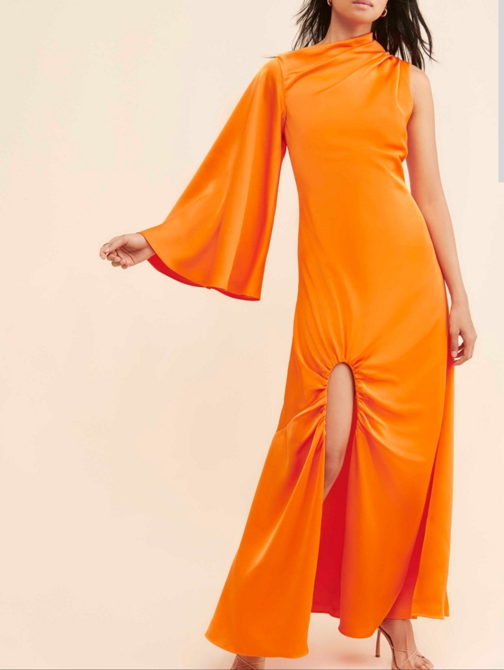 HALSTON Keiana Gown In Satin - Picture 3 of 16